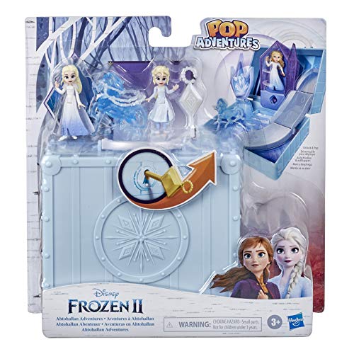 Disney Frozen Ahtohallan - Juego de 2 Figuras de Ahallan con asa, Incluye 2 muñecas Elsa