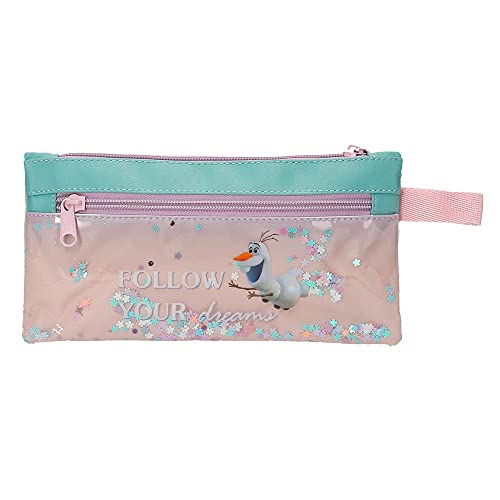 Disney Frozen Follow Your Dreams Estuche Azul 22x12 cms Poliéster