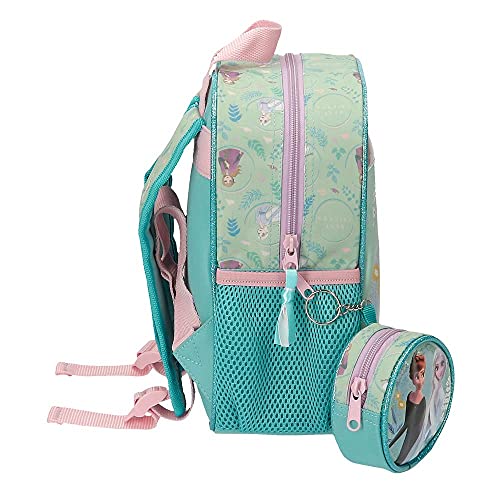 Disney Frozen Follow Your Dreams Mochila Guardería Azul 21x25x10 cms Poliéster 5,25L