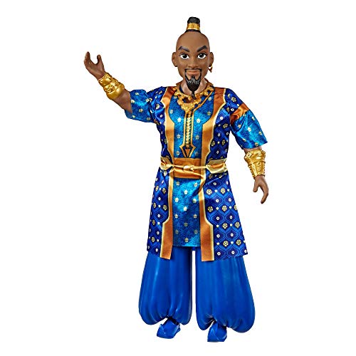 Disney Genie Fashion Doll en Forma Humana, Figura con Ropa y Accesorios, Inspirado en la película de acción en Vivo de Aladdin, Juguete para niños de 3 años