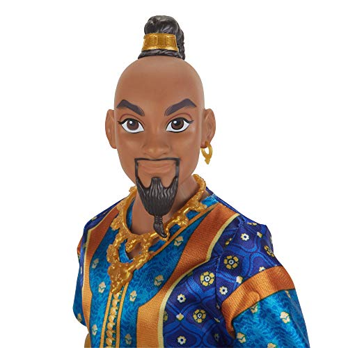 Disney Genie Fashion Doll en Forma Humana, Figura con Ropa y Accesorios, Inspirado en la película de acción en Vivo de Aladdin, Juguete para niños de 3 años