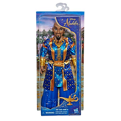 Disney Genie Fashion Doll en Forma Humana, Figura con Ropa y Accesorios, Inspirado en la película de acción en Vivo de Aladdin, Juguete para niños de 3 años