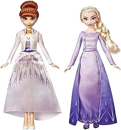 Disney Muñecas Anna & Elsa de Aspecto Congelado