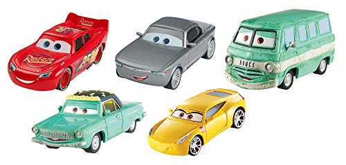 Disney Pixar Cars 3 Diecast Collection Vehicles, 5-Pack Bundle