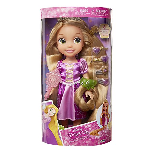 Disney Princess 72512 – 11L Rapunzel con Pelo Extra Largo, Lila, 35 cm