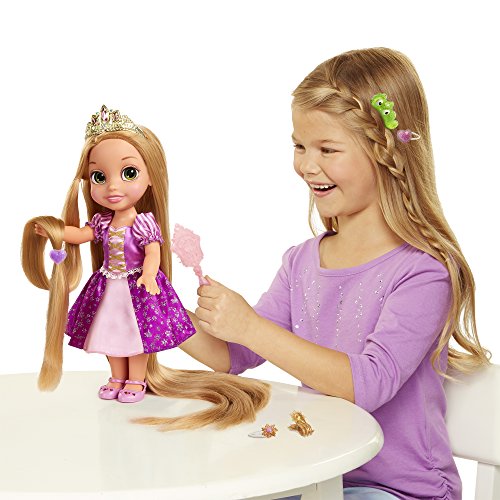 Disney Princess 72512 – 11L Rapunzel con Pelo Extra Largo, Lila, 35 cm