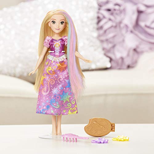 Disney Princess - Muñeca Rapunzel, Estilo Arco Iris, Multicolor