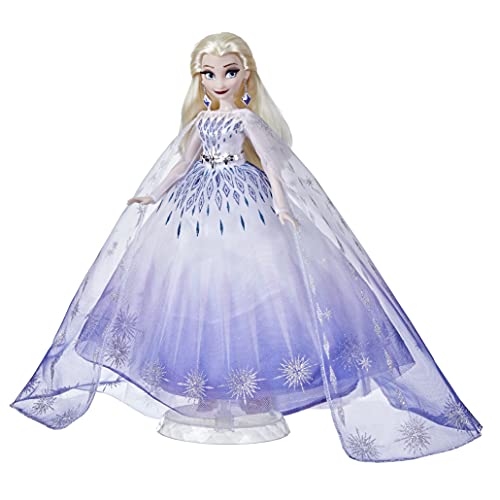 Disney Princess Style Series Elsa de Vacaciones, Accesorios de muñeca de Moda, Juguete de coleccionista para niños de 6 años en adelante (Hasbro F11145L1)