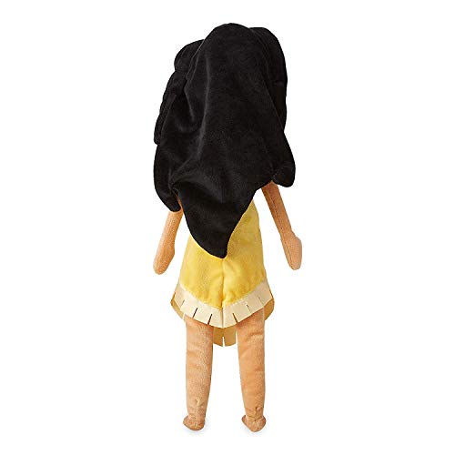 Disney Store: muñeca de Peluche de la Princesa Pocahontas, 45 cm, Vestido con Detalles de Raso, Adecuada para Todas Las Edades