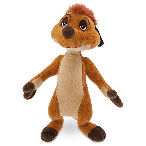 Disney Store: Peluche de Timón, El Rey león, 26 cm, Peluche en un Tejido Suave al Tacto con Detalles Bordados, Pose juguetona, Adecuado para Todas Las Edades