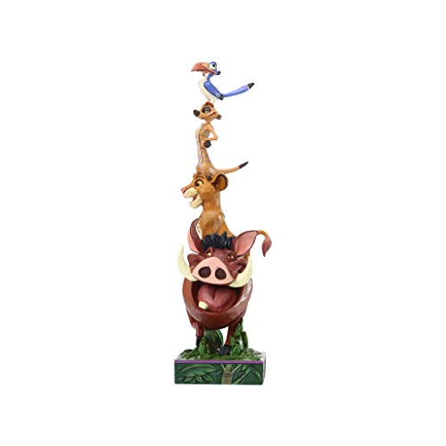 Disney Traditions, Figura de Pumba, Timón y Simba de "El Rey León", para coleccionar, Enesco