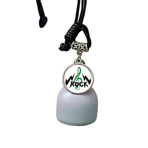 distr Rock Roll High Notes Intense Wind Chimes Bell Car Pendant