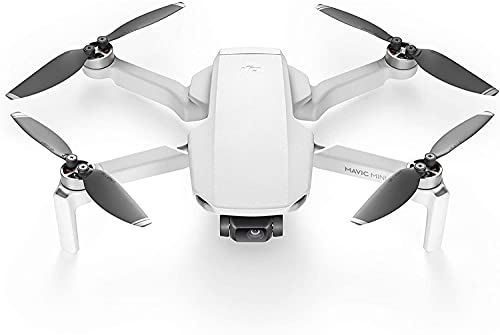 DJI Mavic Mini Combo - Dron Ultraligero y Portátil, Sin Care Refresh, Duración Batería 30 Minutos, Sin Tarjeta, Distancia Transmisión 2 Km, Gimbal 3 Ejes, 12 MP, Video HD 2.7K, 3 Baterías