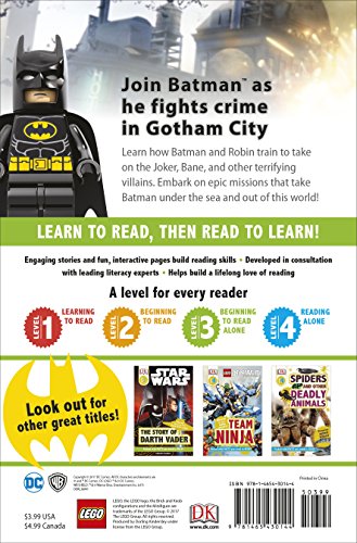 DK Readers L3: LEGO® DC Comics Super Heroes: Batman's Missions: Can Batman and Robin Save Gotham City? (DK Readers Level 3)