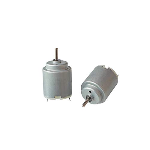 DollaTek 10Pcs DC Motor 140 Mini Motor eléctrico DC 3-5V 6300 RPM para Juguetes de Bricolaje