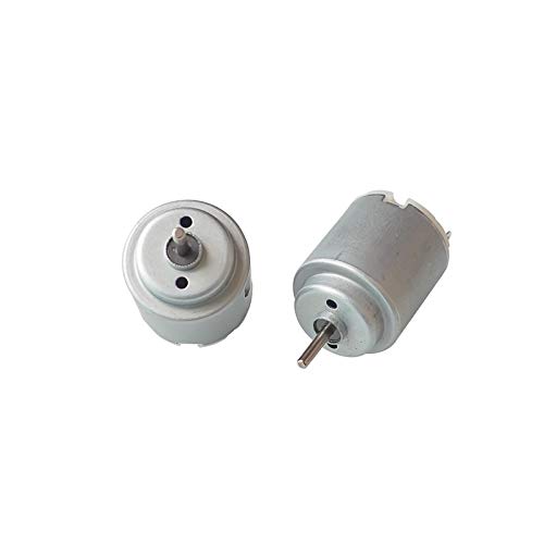 DollaTek 10Pcs DC Motor 140 Mini Motor eléctrico DC 3-5V 6300 RPM para Juguetes de Bricolaje