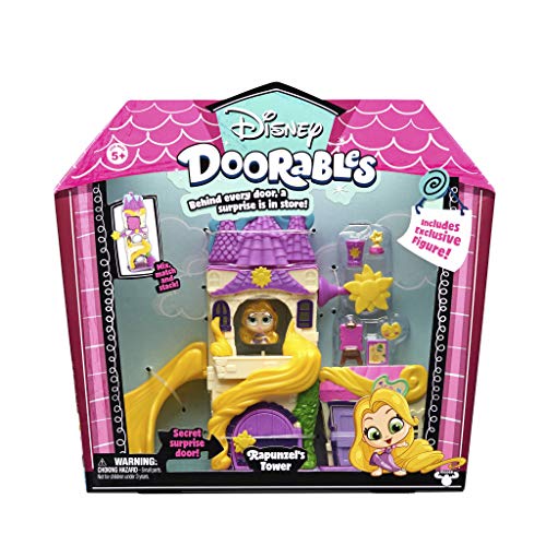 Doorables- Playset Fantasy de Rapunzel, mini muñecas Disney para coleccionar, Multicolor (Famosa 700014656) , color/modelo surtido