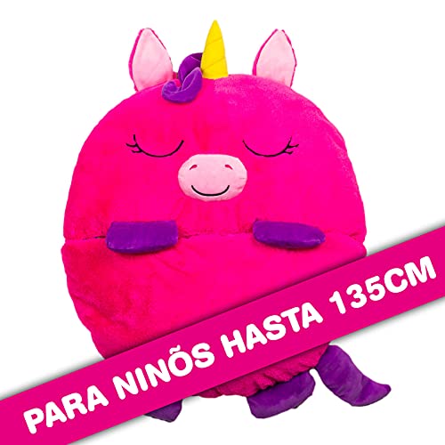 Dormi Locos Unicornio, Color Rosa, 167cm x 76cm (Concentra 506101)