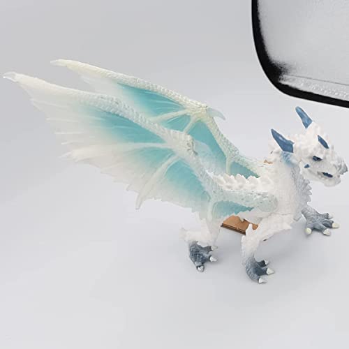 Doyomtoy - Dragón de hielo para niños, figura de acción de juguete para Navidad, regalo de cumpleaños