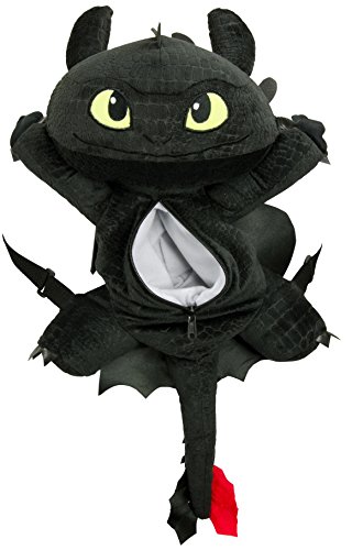 DreamWorks Dragones Desdentao Toothless 3D Peluches Mochila, 60 cm