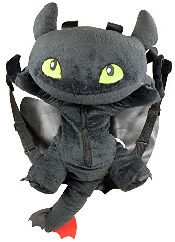 DreamWorks Dragones Desdentao Toothless 3D Peluches Mochila, 60 cm