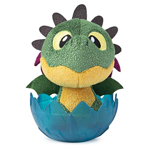 Dreamworks Dragons 6054907 Legends Evolved Baby Wild Gronckle - Peluche (7,5 cm), diseño de dragón en huevo, modelo surtido, 1 unidad