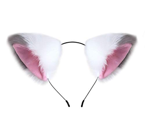 dressfan Diadema de Oreja de Gato Diadema para el Cabello Mujeres Niñas Cintas para el Cabello Lindo Accesorios para el Cabello para la Fiesta de Disfraces Disfraces Partes