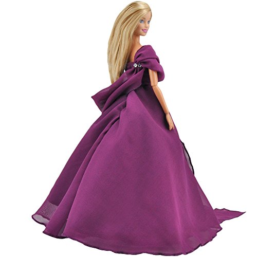 E-TING Hechos a Mano Ropa de Vestido de Fiesta Princesa Traje para Barbie Fashionista muñeca