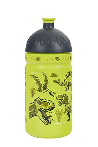 Eco Botella 0,5L *MADE IN EU* para niños, sin BPA sin Ftalatos Irrompible, Duradera y Chula!! (Dinosaurios)