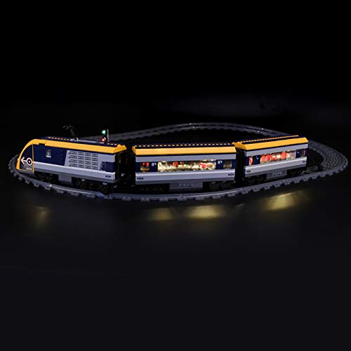 EcoGo Kit de iluminación LED para Lego 60197 Trenes urbanos de tren de pasajeros Conjunto de bloque de construcción (no incluye modelo Lego)