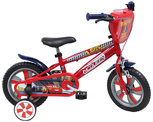 E.DE.N. BIKES Cars - Bicicleta Infantil, Multicolor, 12 Pulgadas