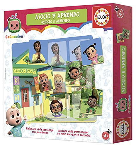 Educa 19135 Cocomelon Asocio y aprendo. Juego Educativo para Bebés. +36 Meses