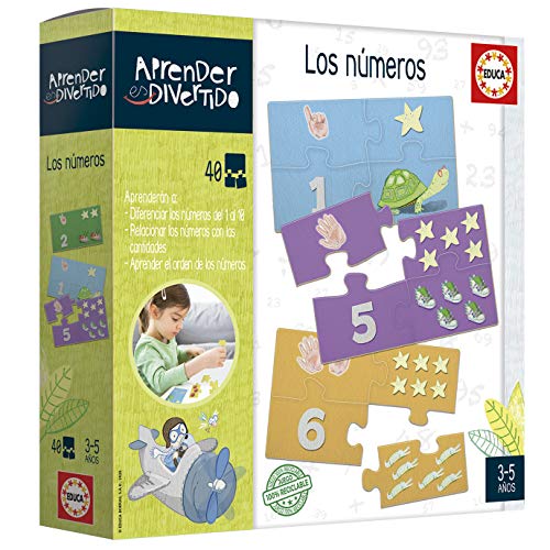 Educa - Aprender es Divertido: Los Números Juego Educativo, Multicolor (18695)