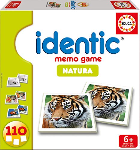 Educa Borrás 14783 - Identic Natura (110 Cartas) , Modelos/colores Surtidos, 1 Unidad