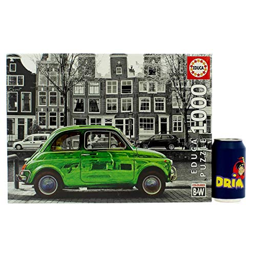 Educa - Coche en Ámsterdam Puzzle, 1000 Piezas, Multicolor (18000)