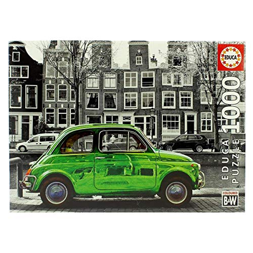 Educa - Coche en Ámsterdam Puzzle, 1000 Piezas, Multicolor (18000)