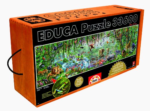 Educa - XXL Puzzles, Vida Salvaje, Puzzle Gigante de 33.600 piezas (Ref. 16066)