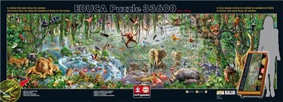 Educa - XXL Puzzles, Vida Salvaje, Puzzle Gigante de 33.600 piezas (Ref. 16066)