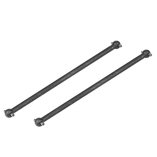 Ejes de Transmisión del Coche RC, 2 pcs 101 mm Metal Dog Bone Ejes de Transmisión para FS 53633/51805/51806 1/10 Escala RC Coche Piezas de Accesorios(Negro)