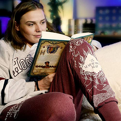 Elbenwald Harry Potter Pantalones Deportivos para Mujer Mapa del Merodeador Rojo Mixto - XXL