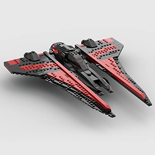 Elroy369Lion Maul Starfighter MOC-86590 - Barco espacial compatible con Lego Star Wars, MOC DIY Bau, Sci-Fi Stars Space Wars Colección Juguetes de construcción (425 piezas)