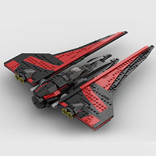 Elroy369Lion Maul Starfighter MOC-86590 - Barco espacial compatible con Lego Star Wars, MOC DIY Bau, Sci-Fi Stars Space Wars Colección Juguetes de construcción (425 piezas)