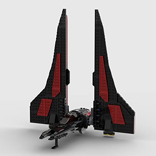 Elroy369Lion Maul Starfighter MOC-86590 - Barco espacial compatible con Lego Star Wars, MOC DIY Bau, Sci-Fi Stars Space Wars Colección Juguetes de construcción (425 piezas)