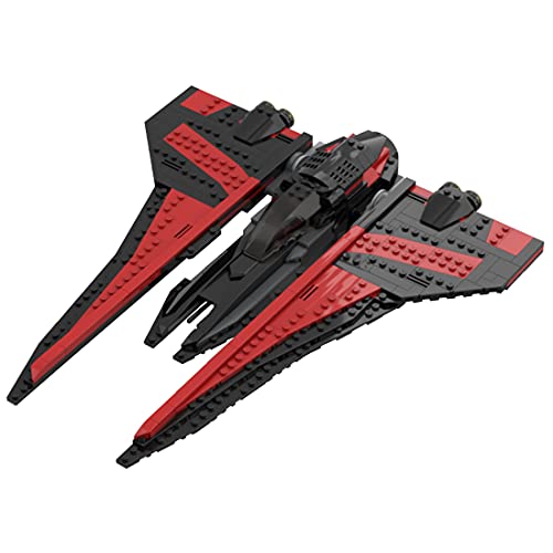 Elroy369Lion Maul Starfighter MOC-86590 - Barco espacial compatible con Lego Star Wars, MOC DIY Bau, Sci-Fi Stars Space Wars Colección Juguetes de construcción (425 piezas)