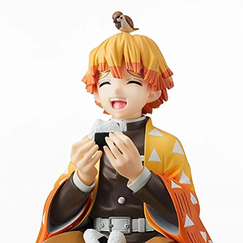 Emeili Figura de Anime Demon Slayer Estatua Figuras Kimetsu No Yaiba Caja Fuerte Exquisita Kamado Tanjiro Agatsuma Zenitsu Hashibira Inosuke Modelo de Muñeca Ornamentos Mejor Juguete