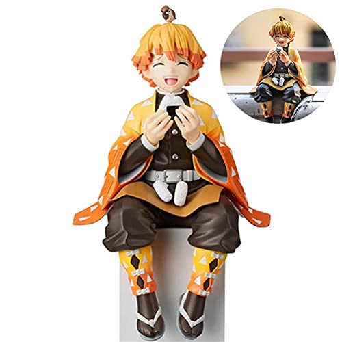 Emeili Figura de Anime Demon Slayer Estatua Figuras Kimetsu No Yaiba Caja Fuerte Exquisita Kamado Tanjiro Agatsuma Zenitsu Hashibira Inosuke Modelo de Muñeca Ornamentos Mejor Juguete