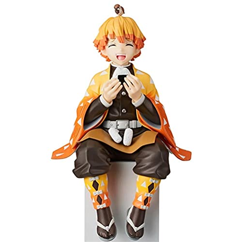 Emeili Figura de Anime Demon Slayer Estatua Figuras Kimetsu No Yaiba Caja Fuerte Exquisita Kamado Tanjiro Agatsuma Zenitsu Hashibira Inosuke Modelo de Muñeca Ornamentos Mejor Juguete