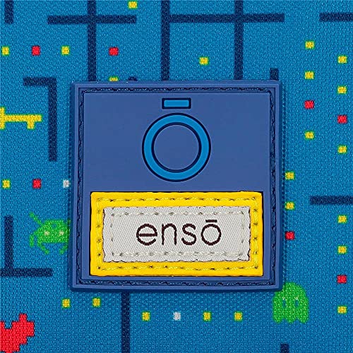 Enso Gamer Estuche Triple Azul 22x12x5 cms Poliéster