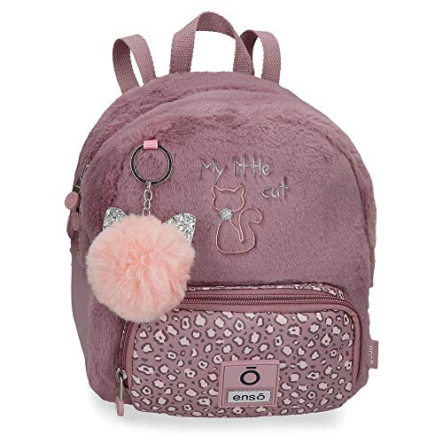 Enso My Little Cat Mochila Pequeña Morado 19x23x8 cms PVC y Poliéster 3.5L