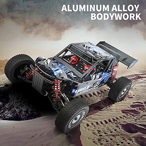 Entrega en 3~7 Días, WLtoys 124018 RC Coche 55km/h, 2600mAh Actualización de batería 30 Minutos, 1:12 Vehículo Todoterreno 4WD, Racing ​Offroad Drift de Alta Velocidad Car (3 Pilas)